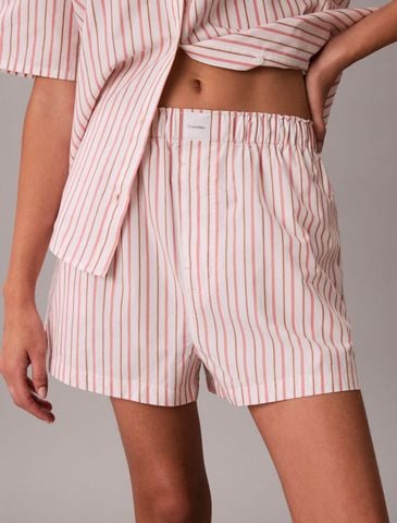 Calvin Klein - Quần Ngủ Nữ Cotton Poplin Pyjama Shorts