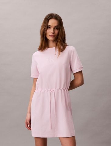 Calvin Klein - Đầm Midi Nữ Cooling Tie Waist T-Shirt Dress