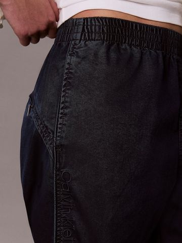 Calvin Klein - Quần Jean Ống Rộng Nữ Denim Parachute Pants