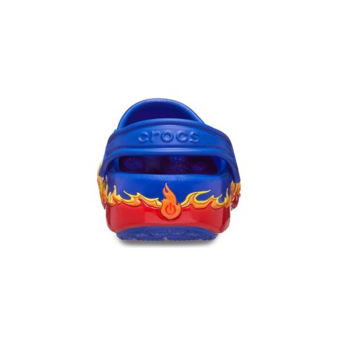 Crocs - Giày Trẻ Em Bé Trai Bé Gái Dragon Lights Classic Clog K Blue Bolt