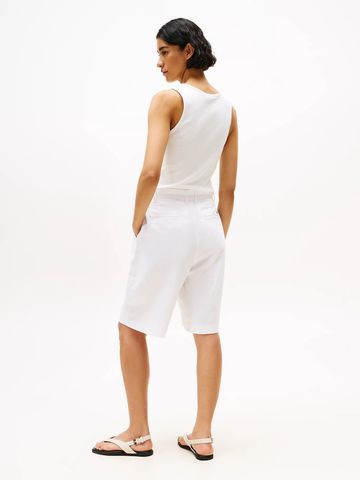 Tommy Hilfiger - Quần ngắn nữ Wide Leg Bermuda Shorts With Linen - 3