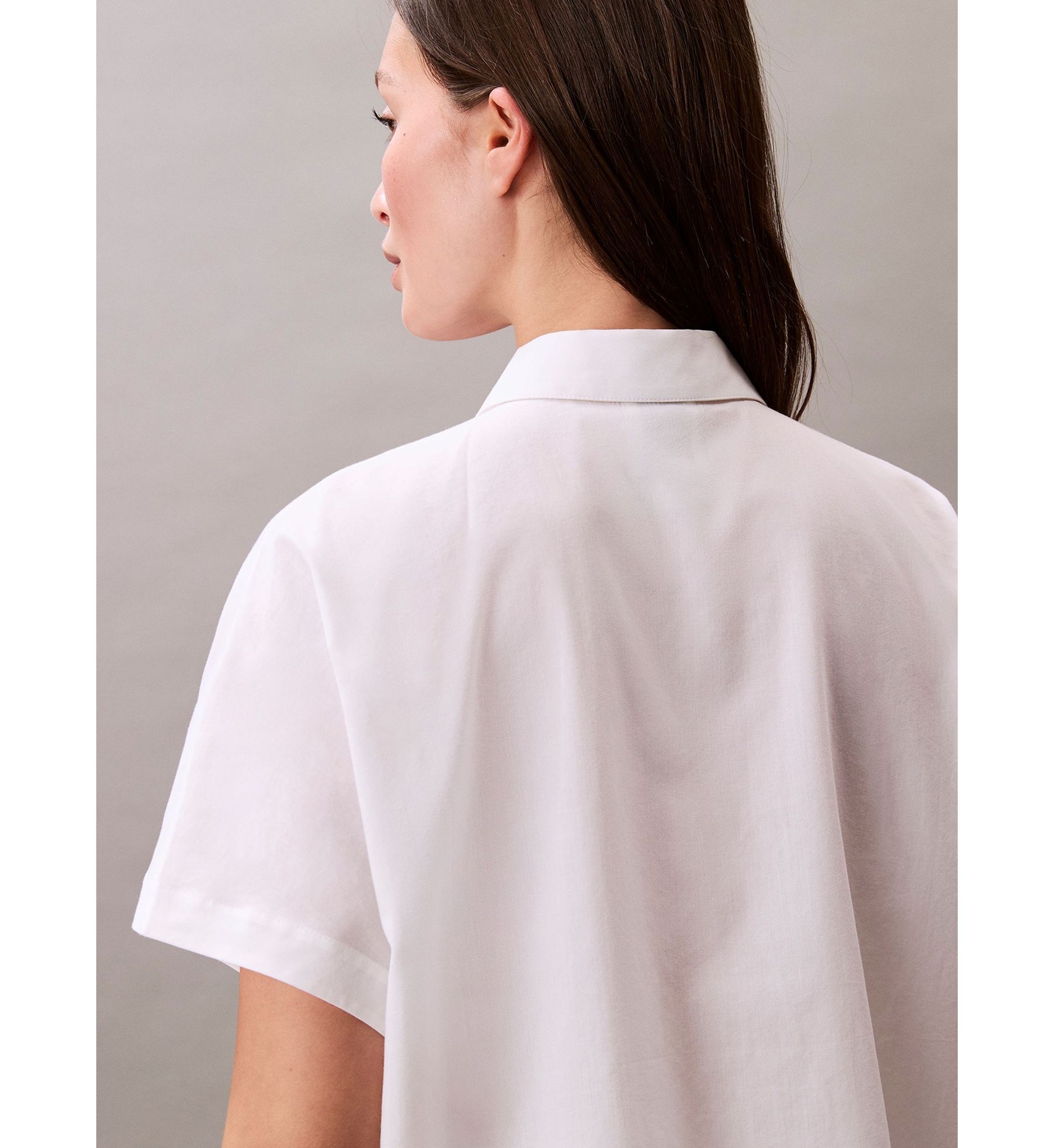 Calvin Klein - Áo sơ mi tay ngắn nữ CK Premium Dolman Shirt