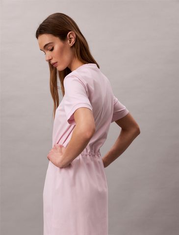 Calvin Klein - Đầm Midi Nữ Cooling Tie Waist T-Shirt Dress