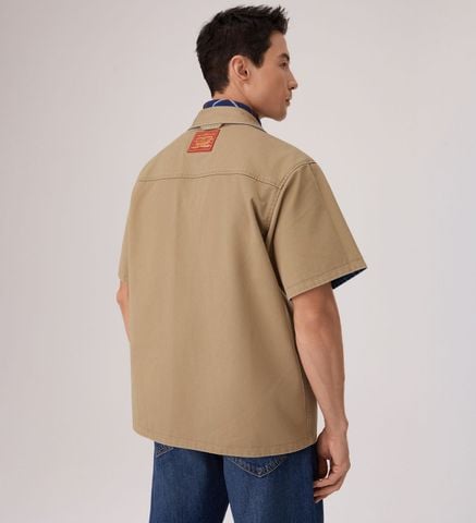 Levi's - Áo Sơ Mi Nam Tay Ngắn Men's Reversible Short-Sleeve Shirt Jacket - Yellow