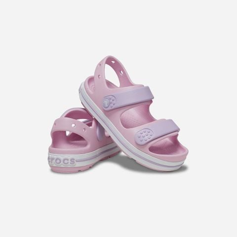 Crocs - Xăng đan trẻ em Crocband Cruiser Sandal Kid Ballerina/Lavender Lifestyle