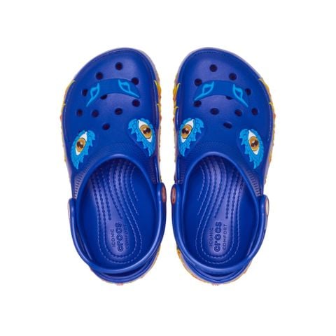 Crocs - Giày Trẻ Em Bé Trai Bé Gái Dragon Lights Classic Clog K Blue Bolt