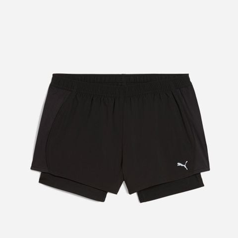 Puma - Quần Ngắn Chạy Bộ Nữ Run Velocity 2 Trong 1 3 Shorts