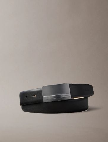 Calvin Klein - Thắt Lưng Nam Metal Logo Plaque 35mm