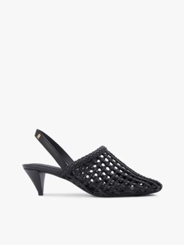 Tommy Hilfiger - Giày Thời Trang Nữ Woven Pointed Toe Slingback Heels