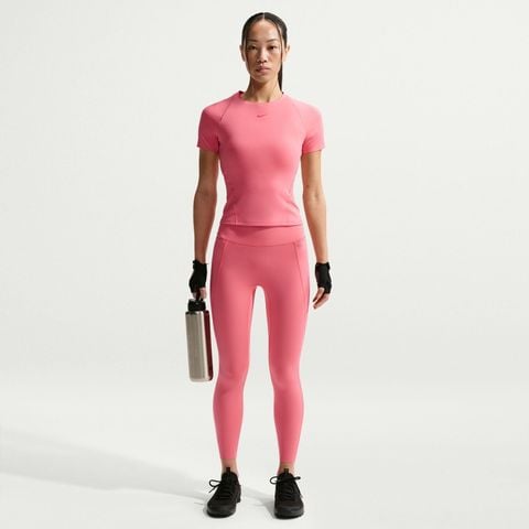 Nike - Quần Dài Ống Bó Thể Thao Nữ Universa Women's High-Waisted 7/8 Leggings With No Front Seam - 2