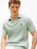 Tommy Hilfiger - Áo polo dệt kim Nam Regular Fit Embroidery Cable Knit Polo Shirt