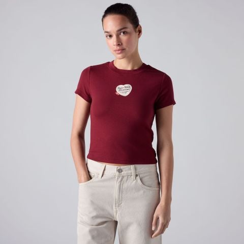 Levi's - Áo Thun Tay Ngắn Nữ Graphic Essential Baby Tee