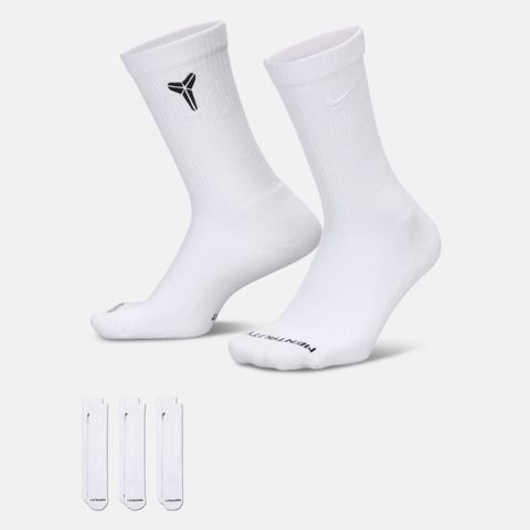 Nike - Vớ Cổ Cao Thể Thao Unisex Everyday Elevated 'Kobe' Crew Socks (3 Pairs)