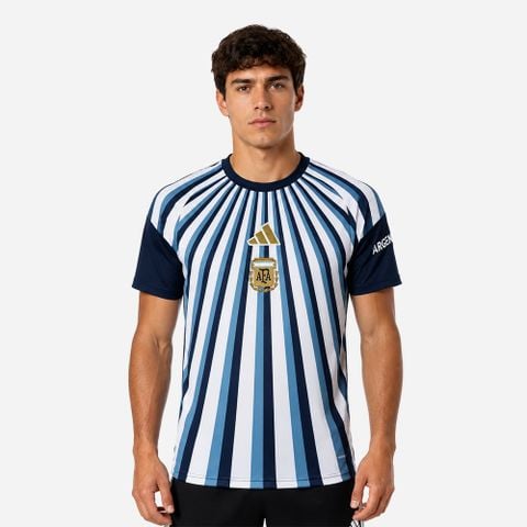 Adidas - Áo Tay Ngắn Đá Bóng Nam Jersey Football Top Argentina Pre Match