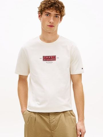 Tommy Hilfiger - Áo Thun Tay Ngắn Nam Heritage Logo Jersey Crew Neck T-Shirt