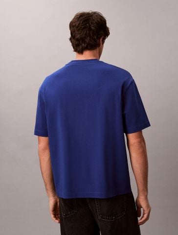 Calvin Klein - Áo Thun Tay Ngắn Nam Relaxed Standard Logo Crewneck