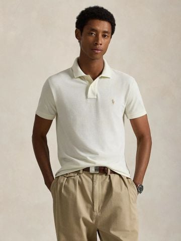 Ralph Lauren - Áo Thun Có Cổ Nam Slim Fit Mesh Polo Shirt