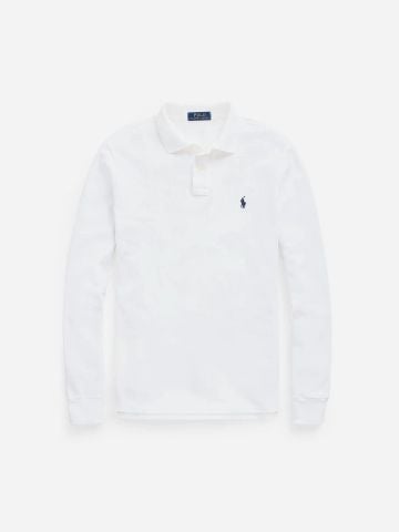 Ralph Lauren - Áo Thun Có Cổ Nam Custom Slim Fit Mesh Polo Shirt