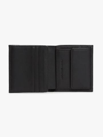 Tommy Hilfiger - Ví Nam Logo Pebble Grain Leather Trifold Wallet