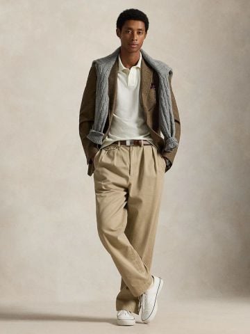 Ralph Lauren - Áo Thun Có Cổ Nam Slim Fit Mesh Polo Shirt