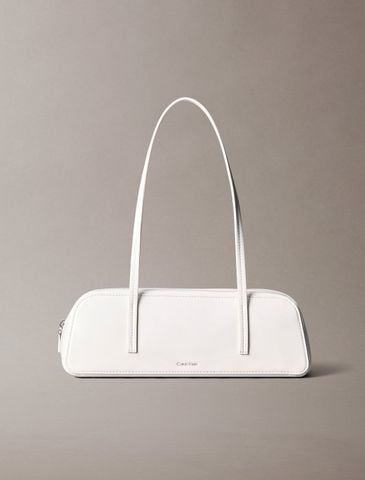 Calvin Klein - Túi Đeo Vai Nữ Glossy Foil Logo Bauletto Shoulder Bag