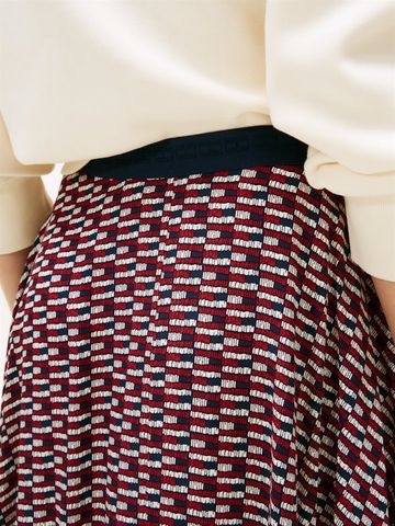 Tommy Hilfiger - Chân Váy Nữ Viscose Twill A-Line Midi Skirt