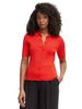 Tommy Hilfiger - 0 Cardigan Nဣ Ribbed Slim Short Sleeve Polo Cardigan