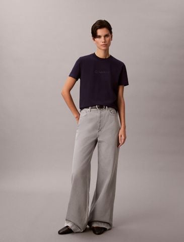 Calvin Klein - Áo Thun Tay Ngắn Nữ Cooling Jersey Crew Tee