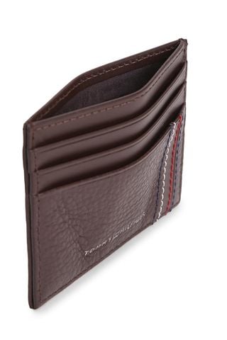 Tommy Hilfiger - Ví đựng thẻ Nam Logo Leather Credit Card Holder