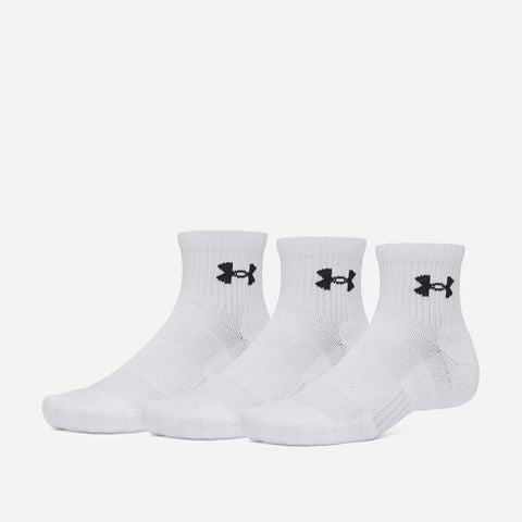 Under Armour - Vớ Tập Luyện Unisex Performance Cotton 3P QTR