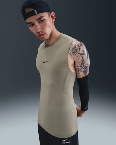 Nike - Áo ba lỗ tập gym Nam Pro Men's Dri-FIT Tight Sleeveless Fitness Top
