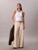 Calvin Klein - Quần dài ống rộng nữ CK Premium Cotton Chino Pant