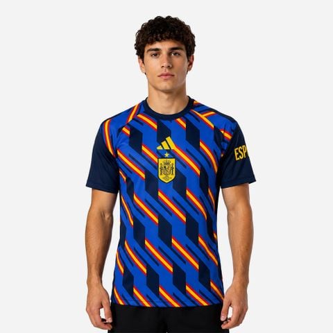 Adidas - Áo Tay Ngắn Đá Bóng Nam Jersey Football Top Spain Pre Match
