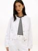 Tommy Hilfiger - Áo Khoác Jean Nữ Gold-Tone Button Collarless Denim Jacket