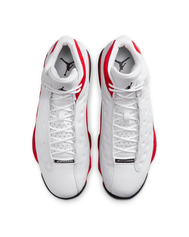 Nike - Giày Thời Trang Nam Air Jordan 13 Retro White and University Red