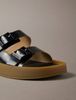 Calvin Klein - Dép Quai Ngang Nam CK Milo Leather Buckle Sandals