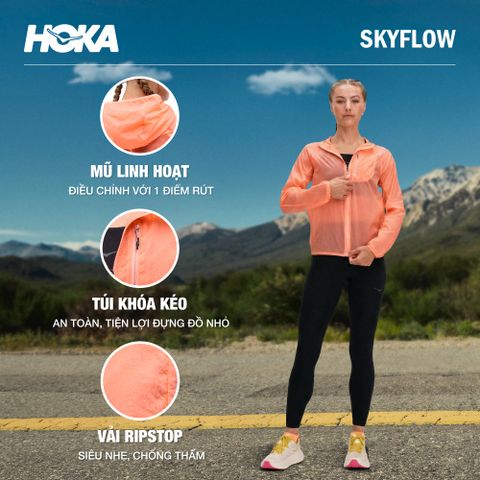 Hoka - Áo Khoác Thể Thao Nữ Skyflow Jacket