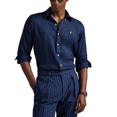 Ralph Lauren - Áo Sơ Mi Nam Long Sleeve Linen Shirt