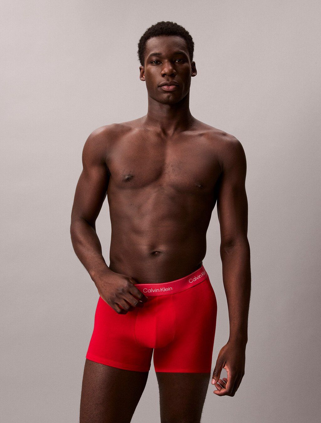 Calvin Klein - Bộ hai quần lót nam Icon Cotton Stretch Trunks 2 Pack