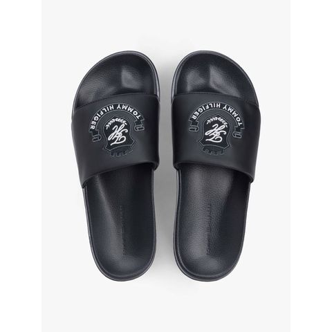 Tommy Hilfiger - Dép Quai Ngang Nam Hilfiger Crest Pool Slide