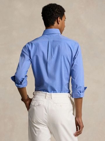 Ralph Lauren - Áo Sơ Mi Tay Dài Nam Custom Fit Stretch Poplin Shirt