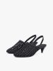 Tommy Hilfiger - Giày Thời Trang Nữ Woven Pointed Toe Slingback Heels