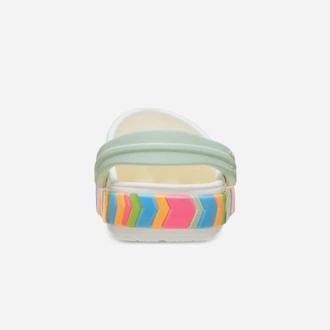Crocs - Xăng đan Clog Trẻ Em Crocband Chevron Band Lifestyle Sandals