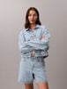 Calvin Klein - Áo Khoác Jean Nữ Needle punch Denim Trucker Jacket