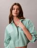 Calvin Klein - Áo Ngủ Nữ Cropped Cotton Poplin Pyjama Top