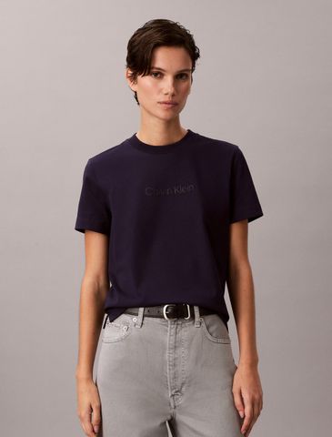 Calvin Klein - Áo Thun Tay Ngắn Nữ Cooling Jersey Crew Tee