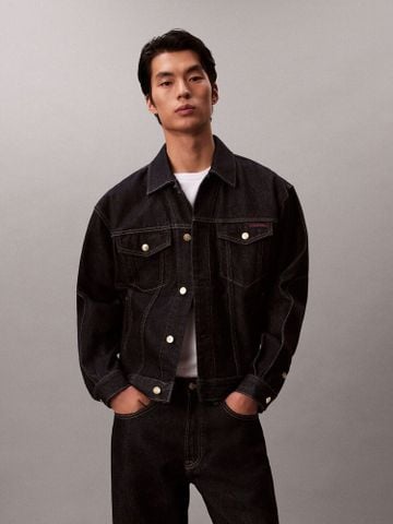 Calvin Klein - Áo Khoác Jean Nam Lunar New Year Denim Trucker Jacket