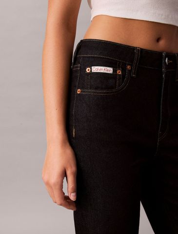 Calvin Klein - Quần Jean Dài Nữ Cropped High Rise Flared Jeans