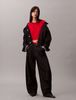 Calvin Klein - Áo Thun Tay Ngắn Nữ Lunar New Year Mercerized Cotton Calvin Klein Emblem Baby Tee