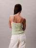Calvin Klein - Áo len ba lỗ nữ Liquid Shine Ribbed Tank Top